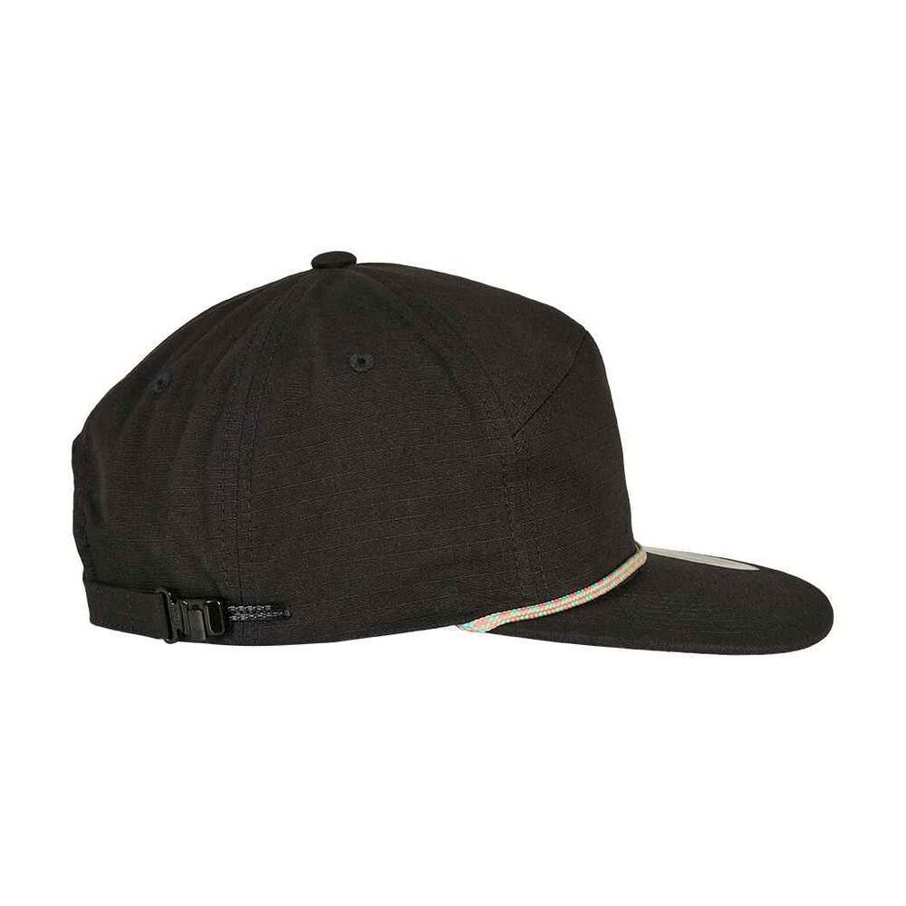 Braided Baseball Cap (Black) 3/4