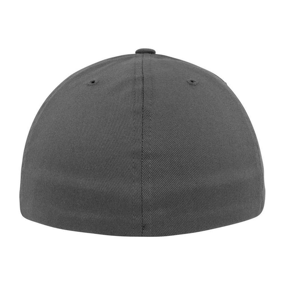 Flat Peak Baseball Cap (Dark Grey) 2/2