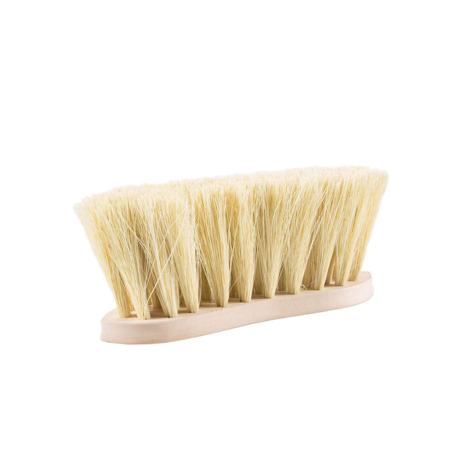 Brosse pour cheval ferme avec dos en bois et en fibres naturelles Horze 2/2