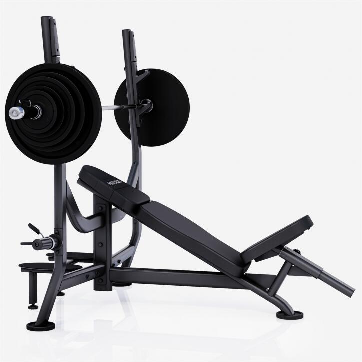 Banca inclinata set greutati 60 KG suport PRO MAXXUS