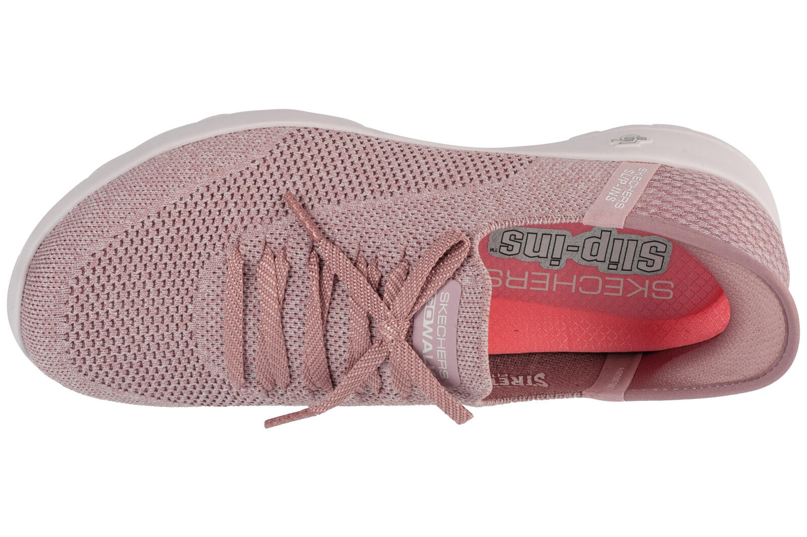 Turnschuhe Frau Skechers Slipins Go Walk Joy Abby Rose 3/4