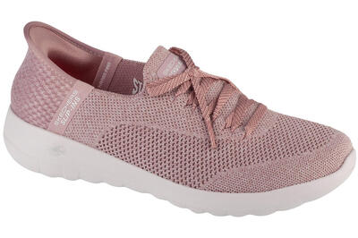 Sportschoenen vrouw skechers go walk joy abby zwart