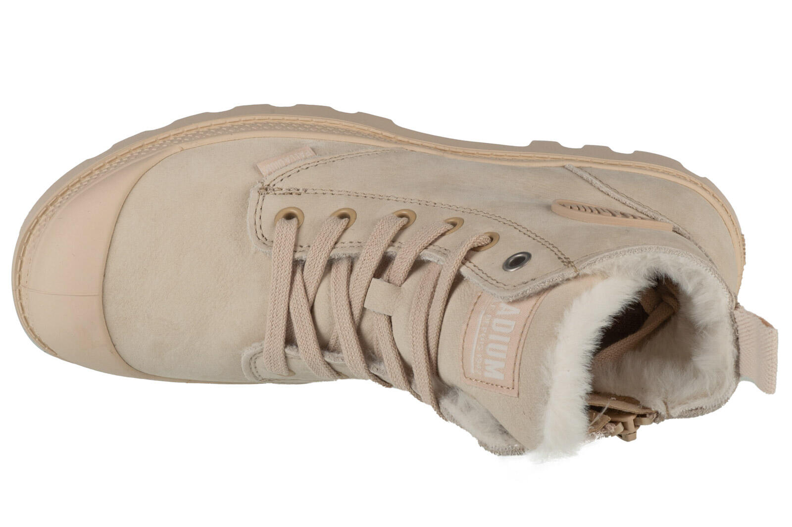 Bestel Palladium Veterlaarsjes PAMPA HI ZIP WOOL W dames grijs | België
