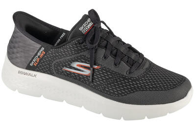 Skechers Herren GO WALK FLEX -New World Sneakers Slip In Vegan 216505 BKOR
