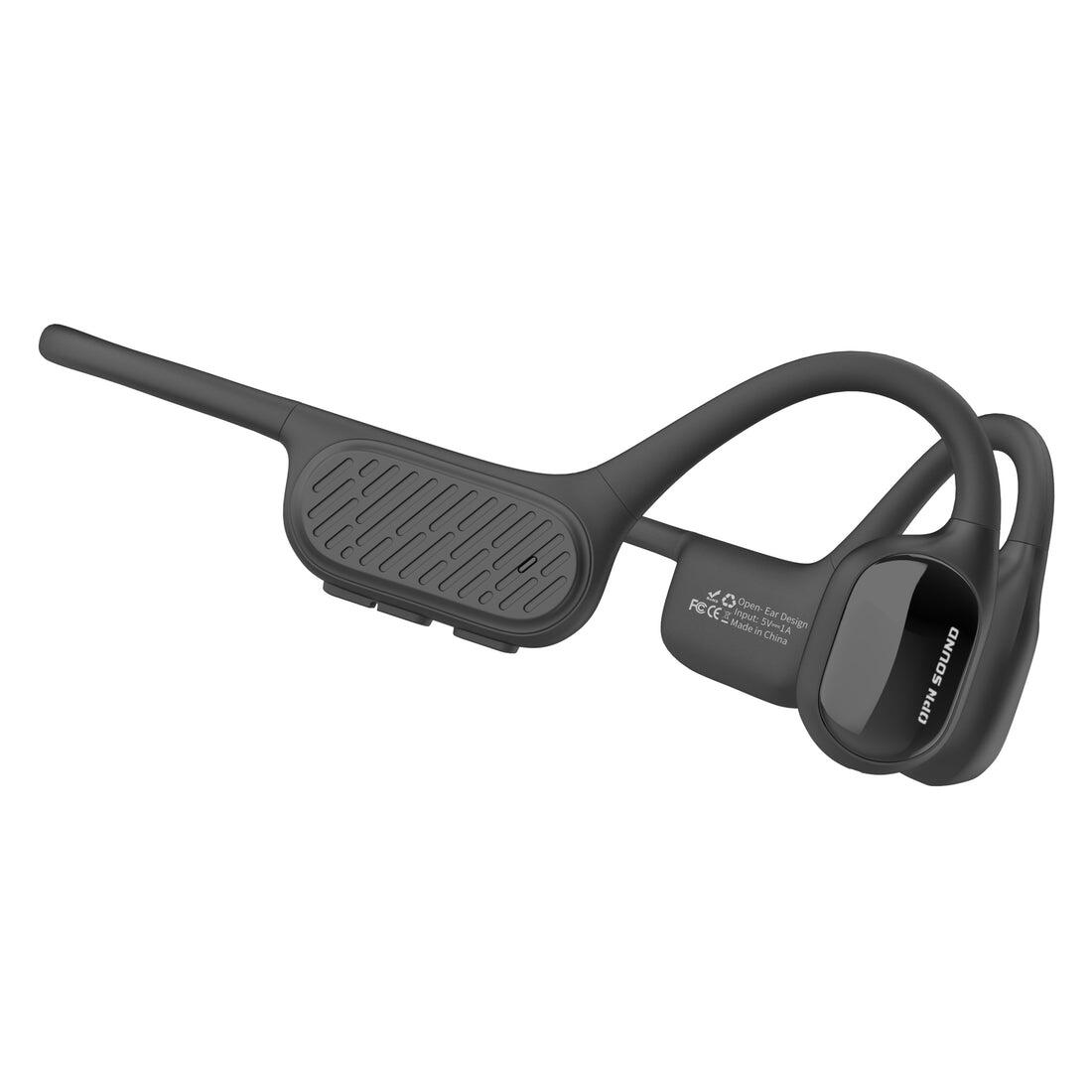 Opn Sound - Écouteurs Open Ear Opn Sound Swym+ Ip68 Bluetooth 32gb Bone Conduction - Casque Audio - Gris|noir - 24 G - Decathlon