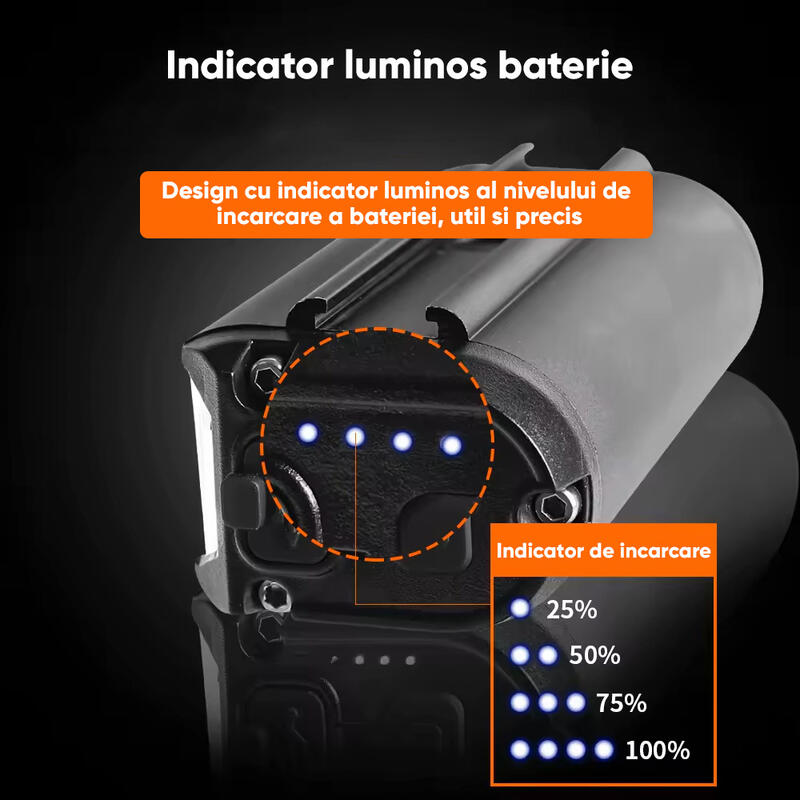 Far bicicleta Profesional Ultra-Luminos, 1000 lm, unghi larg, baterie 2000 mAh