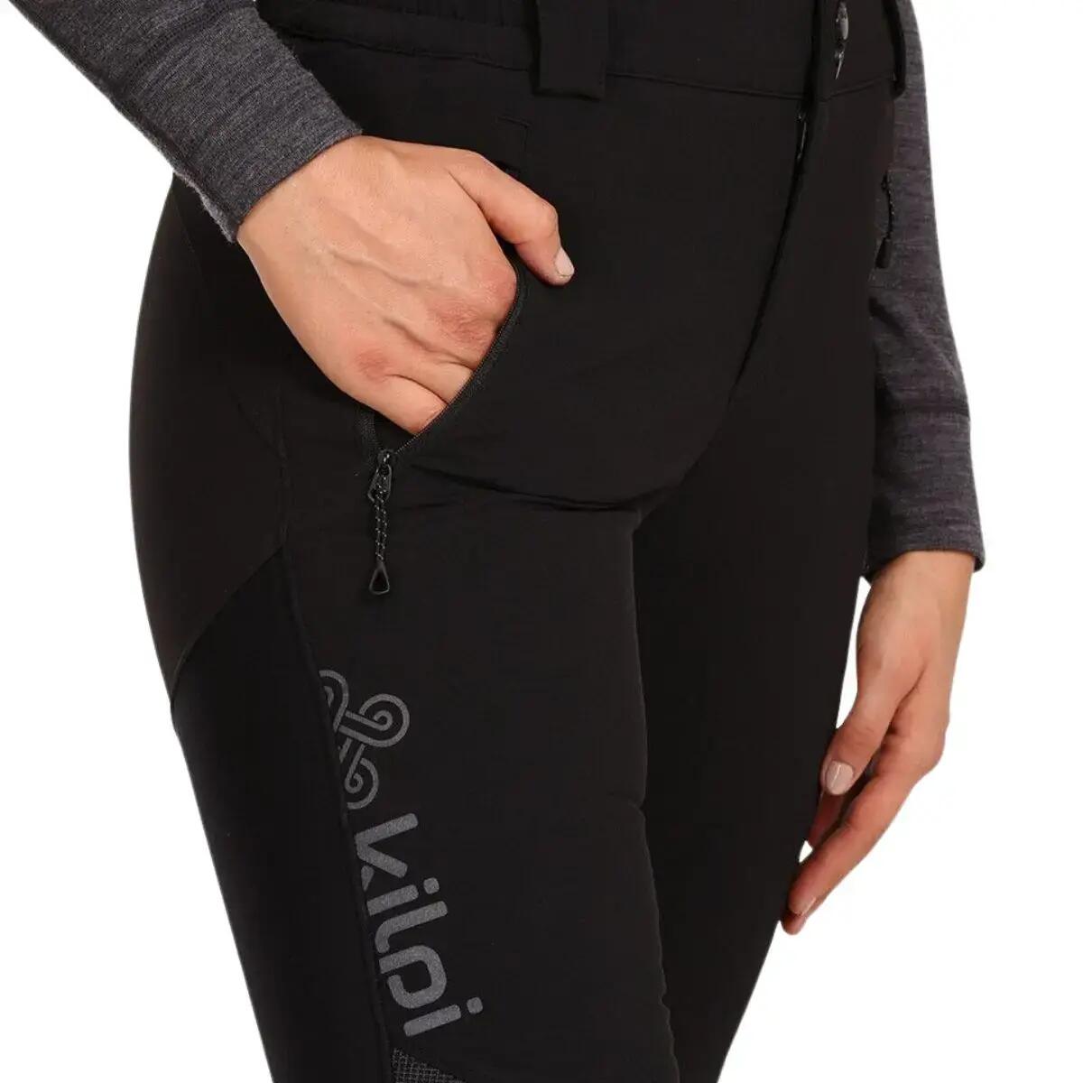 Pantaloni Tehnici/Drumetii KILPI Nuuk, Negru Femei 3/6