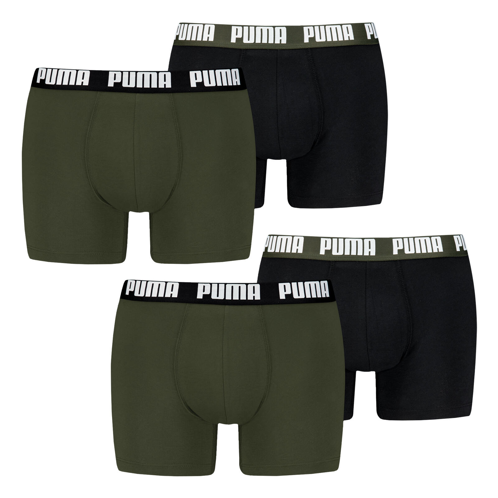 PUMA Unterhosen 4er Pack weich atmungsaktiv Herren - Boxers Comfort Stretch