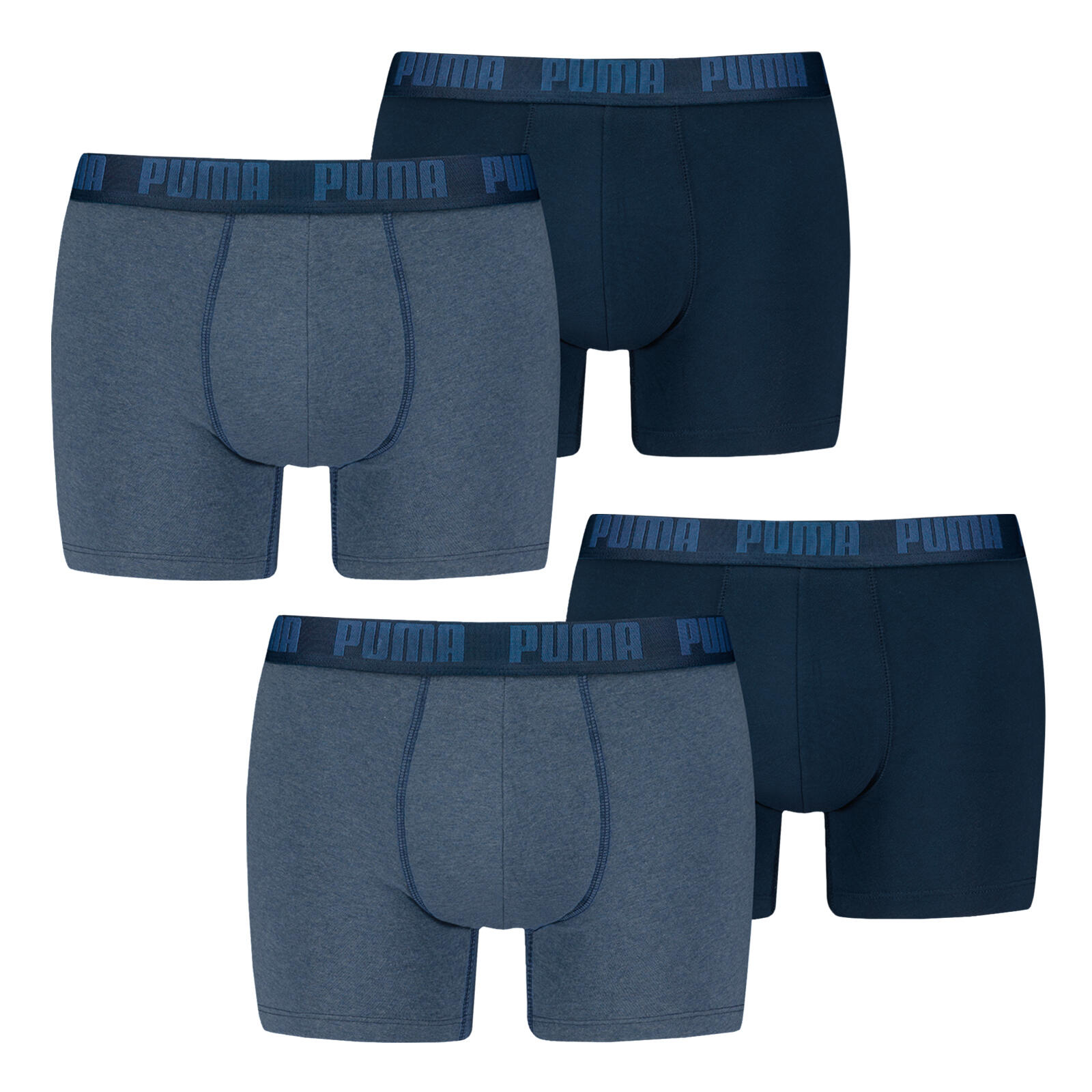 PUMA Unterhosen 4er Pack weich atmungsaktiv Herren - Boxers Comfort Stretch