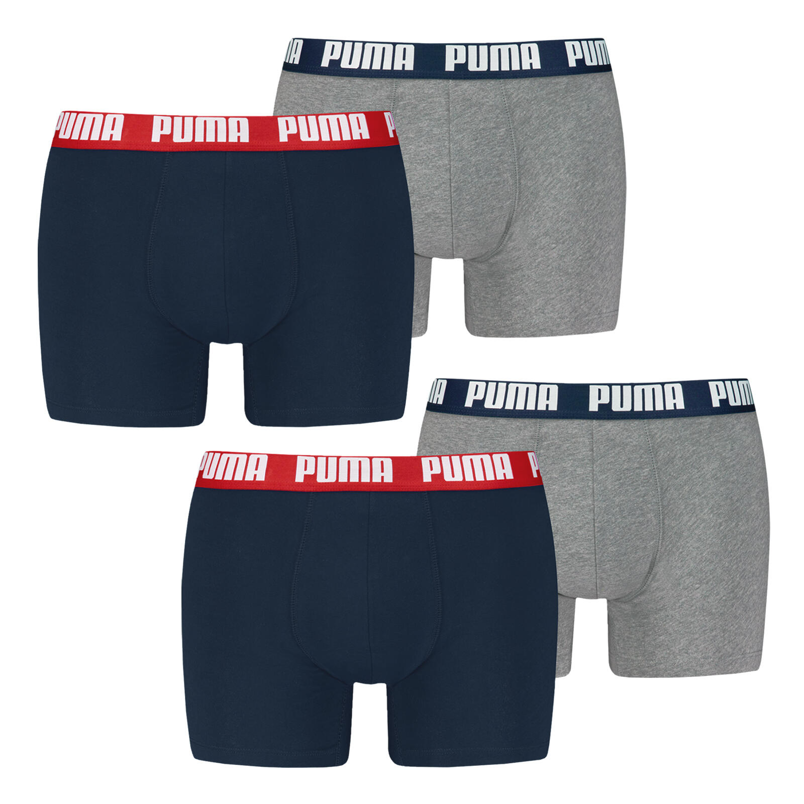 PUMA Unterhosen 4er Pack weich atmungsaktiv Herren - Boxers Comfort Stretch