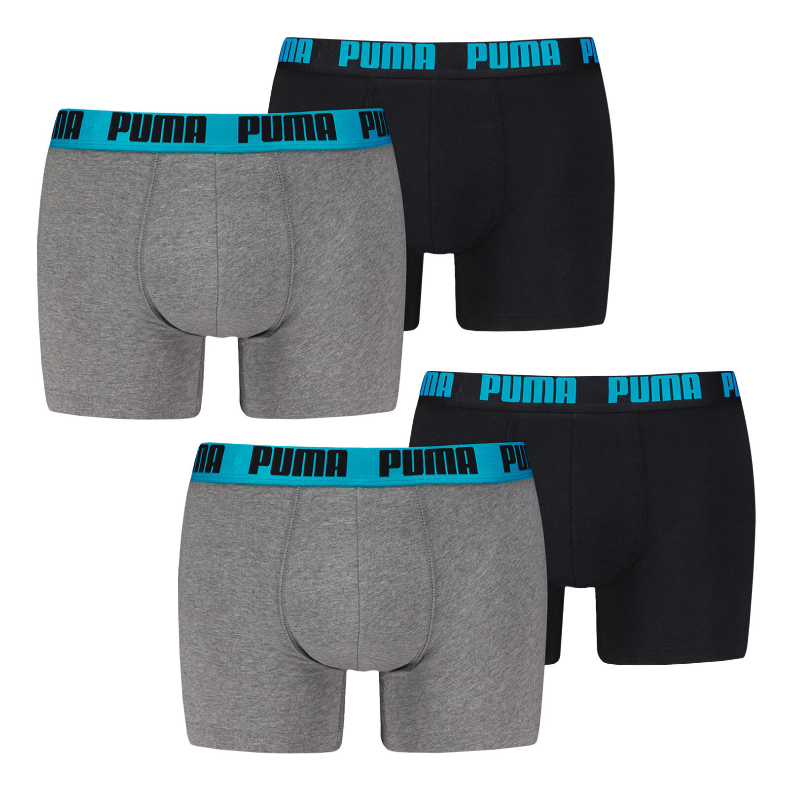 PUMA Unterhosen 4er Pack weich atmungsaktiv Herren - Boxers Comfort Stretch