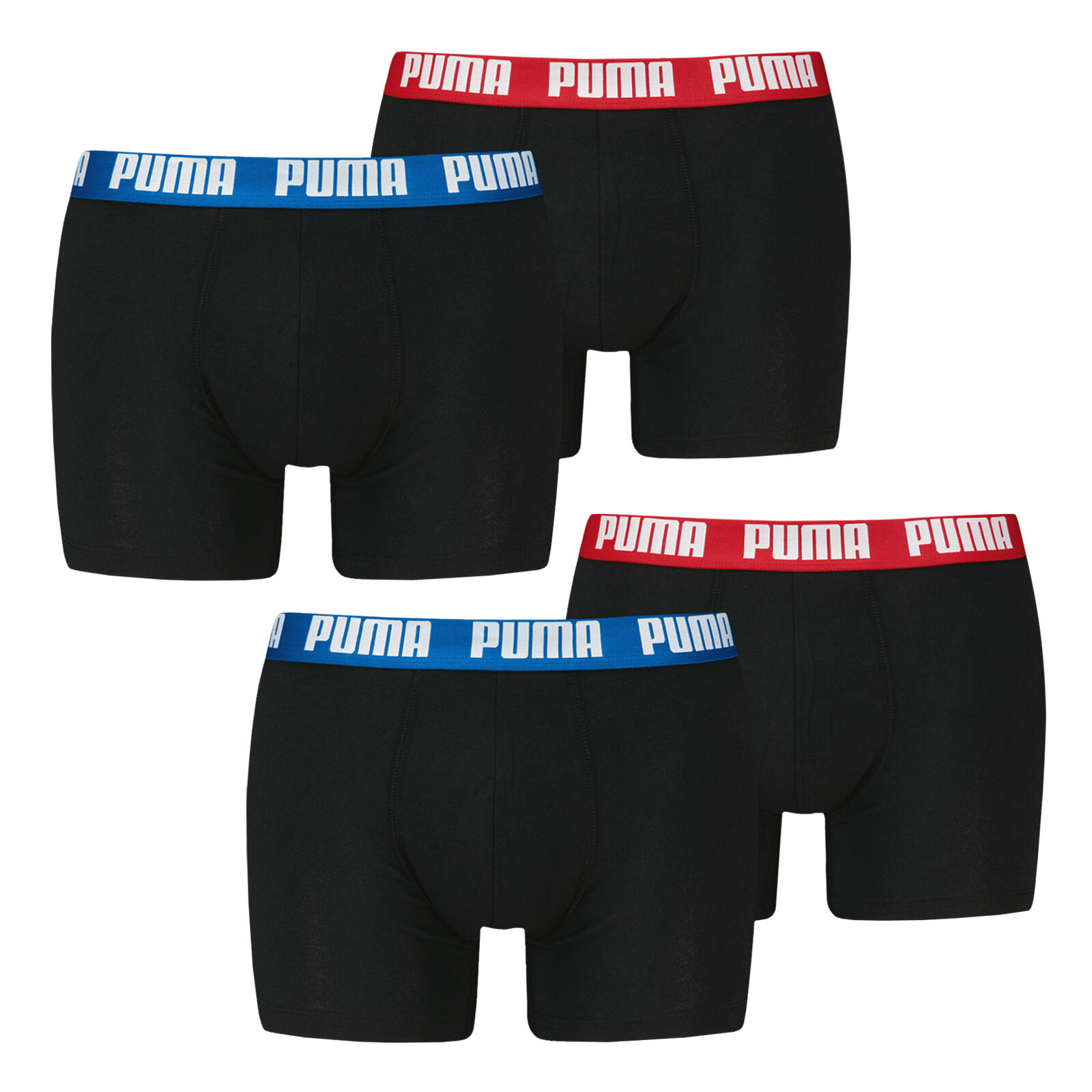 PUMA Unterhosen 4er Pack weich atmungsaktiv Herren - Boxers Comfort Stretch