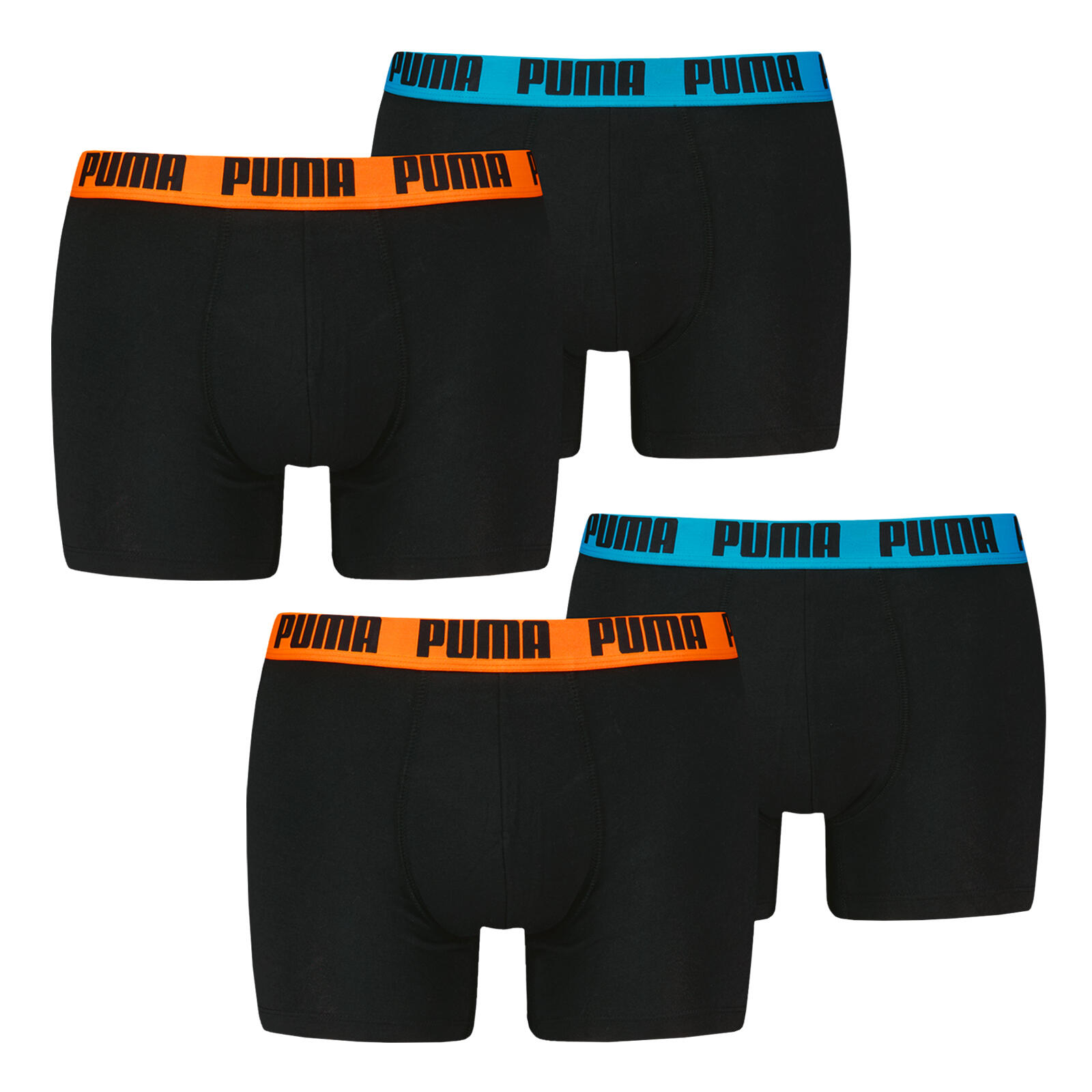 PUMA Unterhosen 4er Pack weich atmungsaktiv Herren - Boxers Comfort Stretch