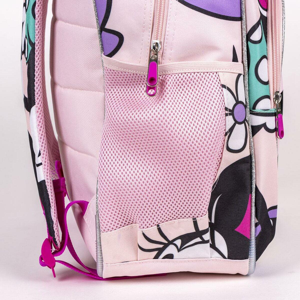Mochila Escolar Minnie Mouse Cor de Rosa 5/5