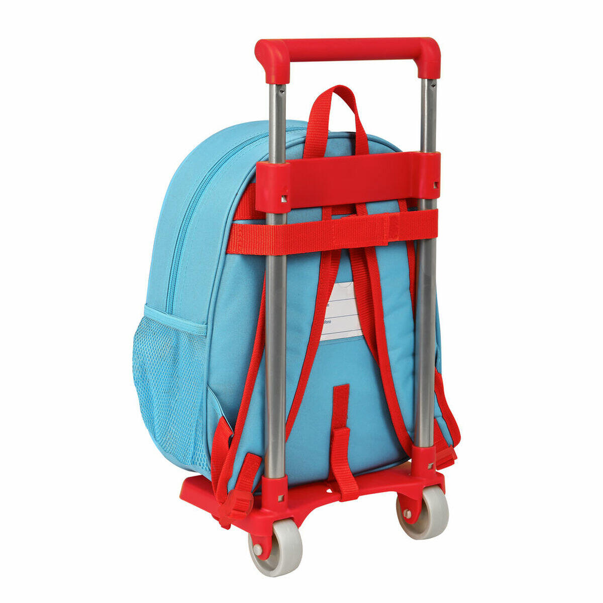 Mochila Escolar 3D con Ruedas M020H Azul 2/4