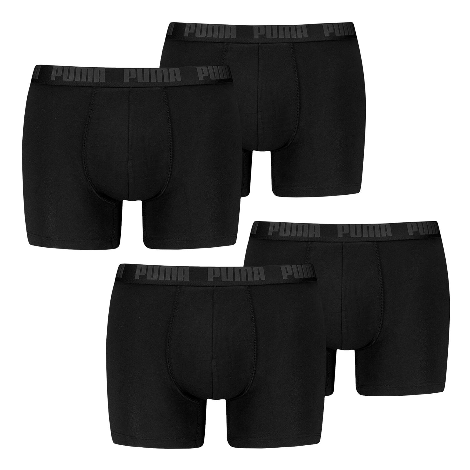 PUMA Unterhosen 4er Pack weich atmungsaktiv Herren - Boxers Comfort Stretch