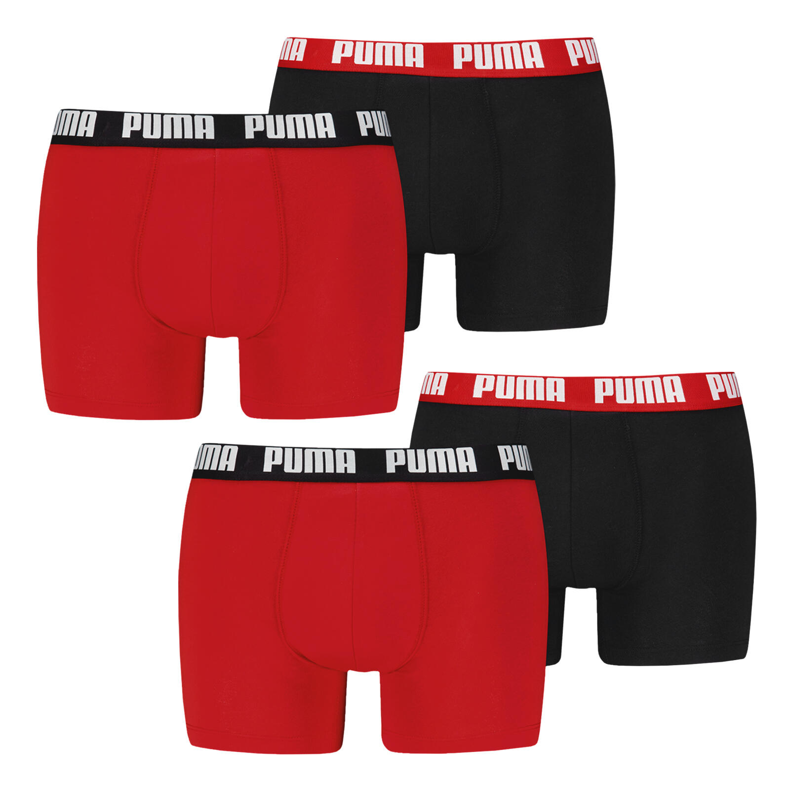 PUMA Unterhosen 4er Pack weich atmungsaktiv Herren - Boxers Comfort Stretch