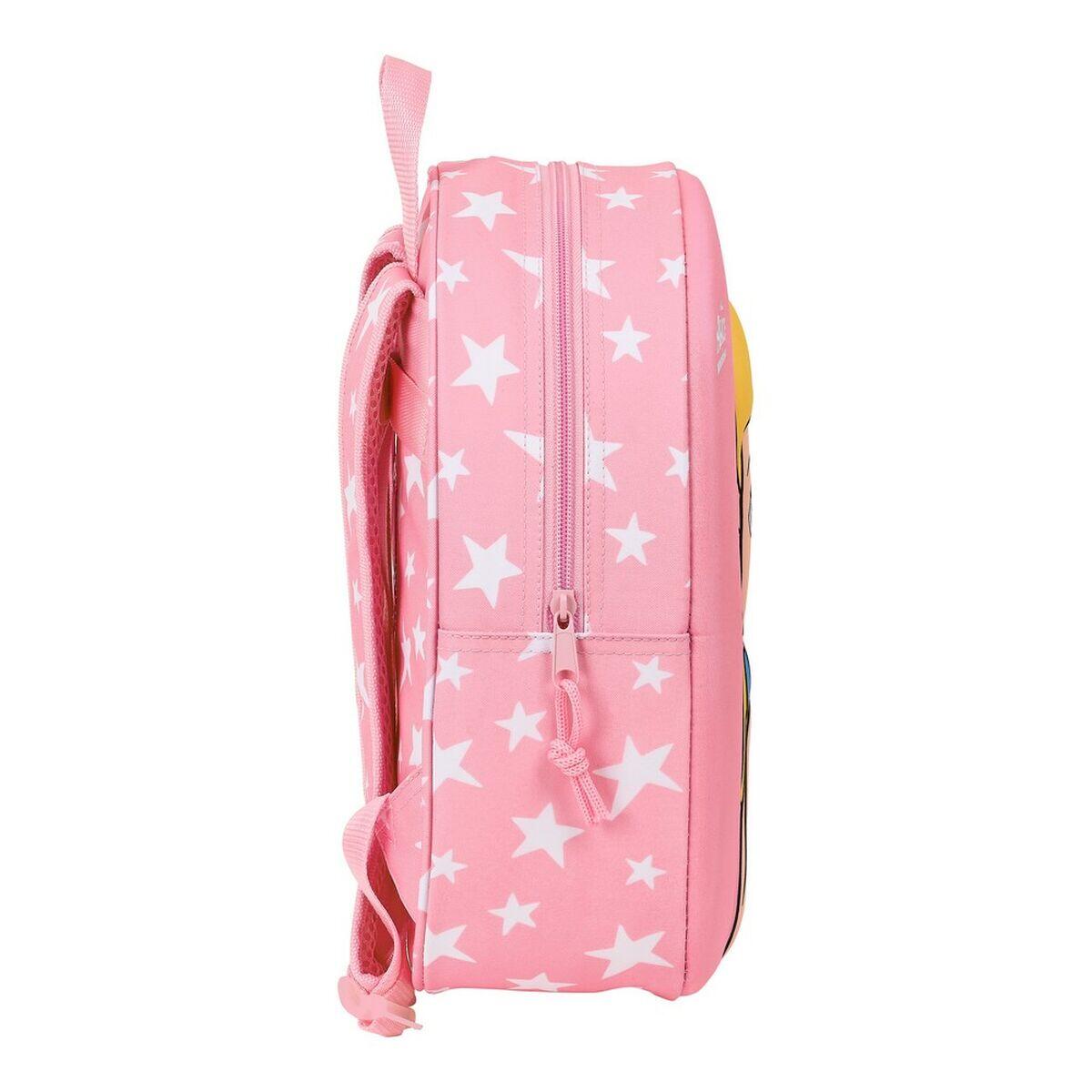 Mochila Escolar 3D M890 Rosa 2/4