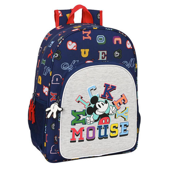 Mochila Escolar Mickey Mouse Clubhouse Only one Azul marino