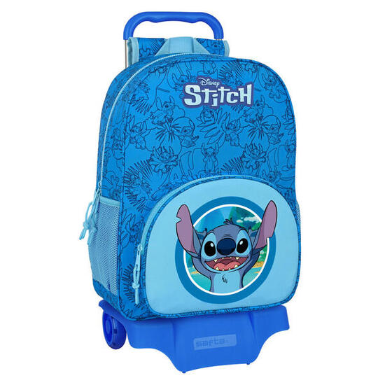 Mochila Escolar Stitch Azul