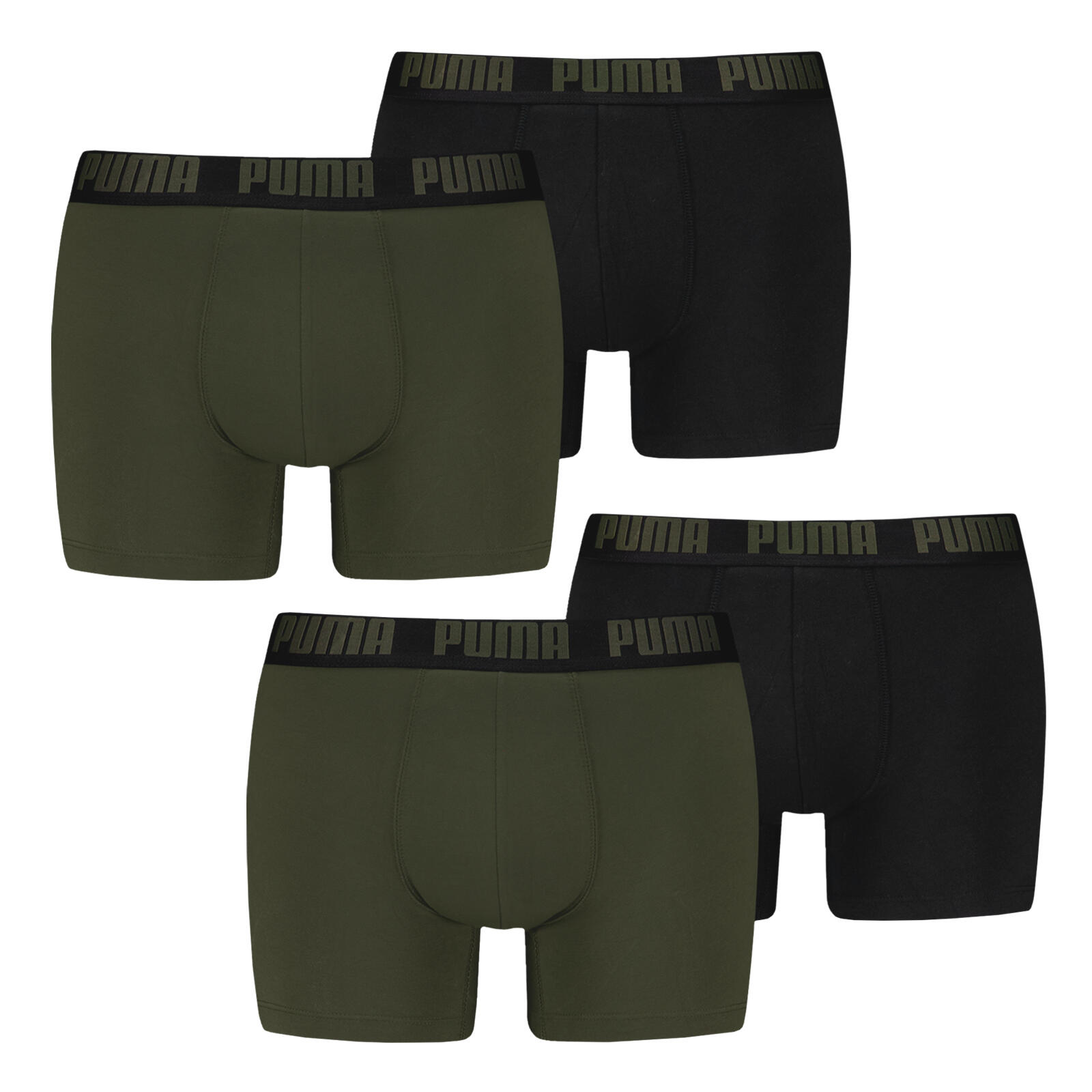PUMA Unterhosen 4er Pack weich atmungsaktiv Herren - Boxers Comfort Stretch