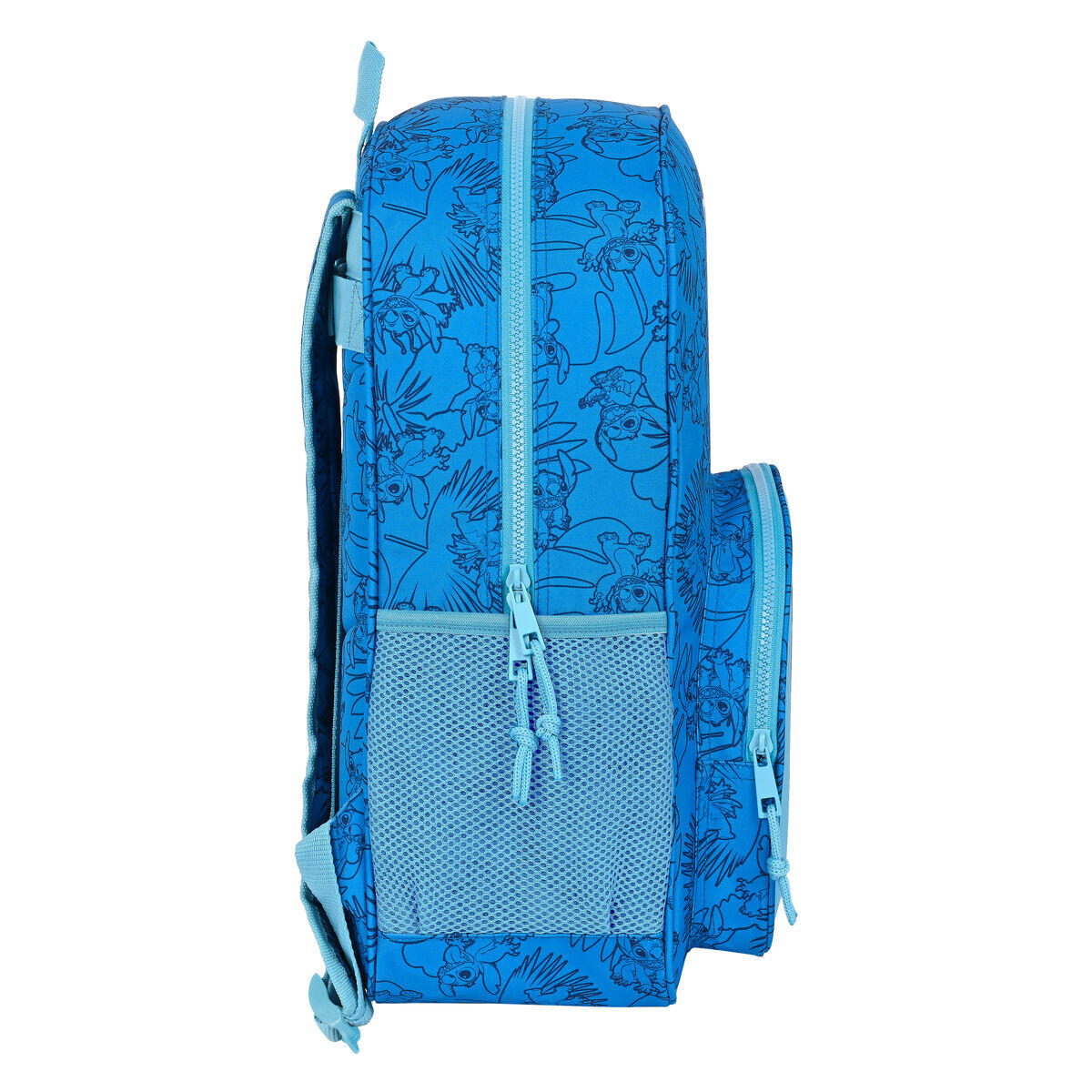 Mochila Escolar Stitch Azul 3/3