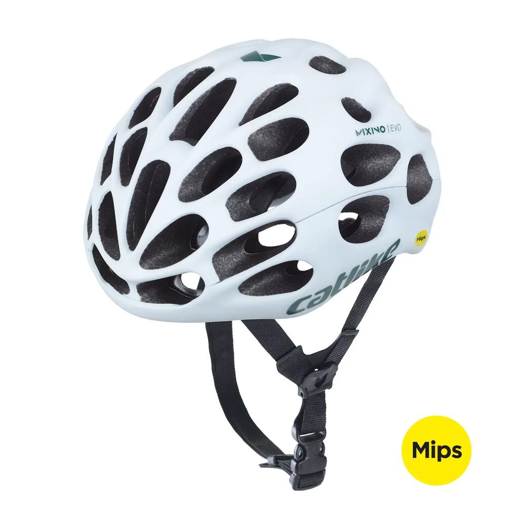 Mixino Evo MIPS White Cycling Helmet