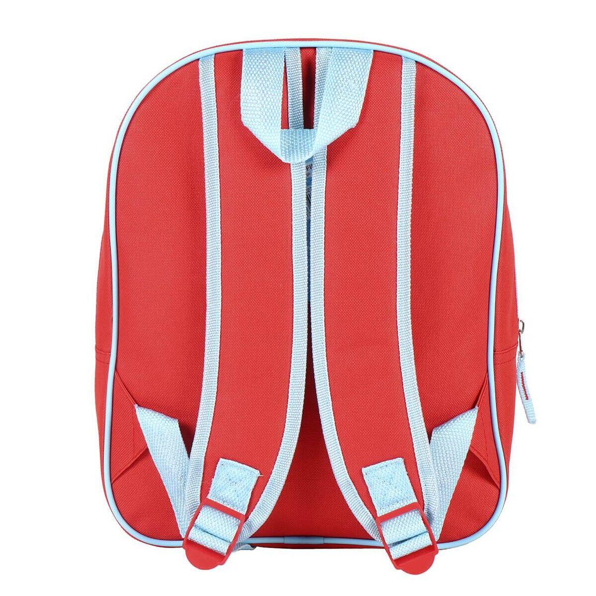 Mochila Escolar Rojo 2/5