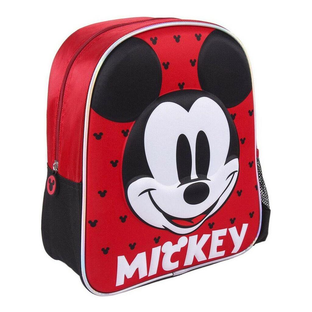 3D School Bag Red