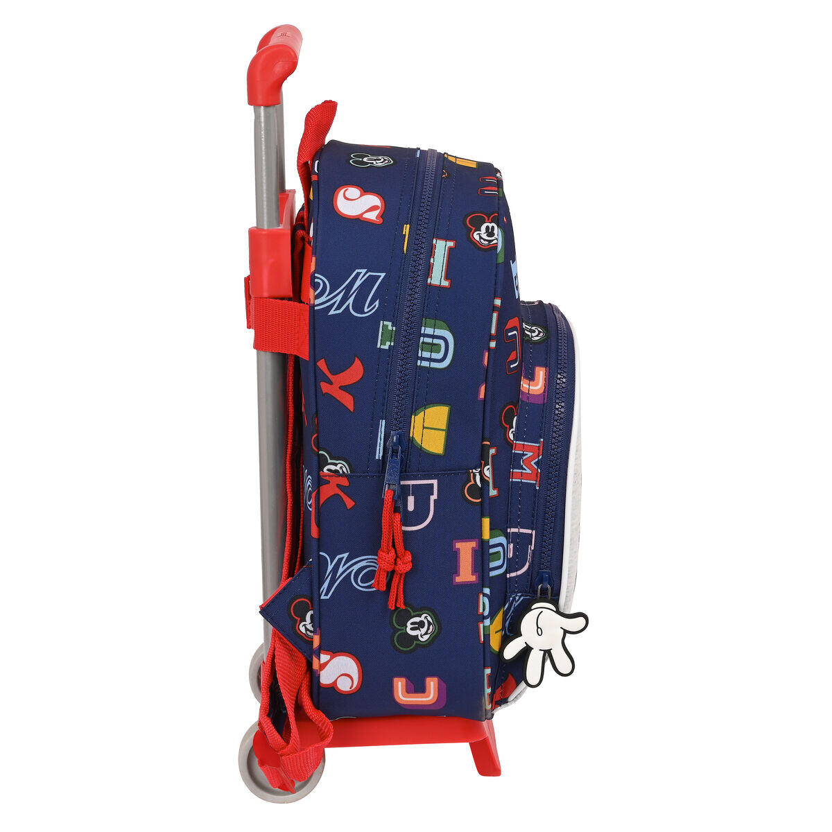 Mochila Escolar con Ruedas Only one Azul marino 3/3