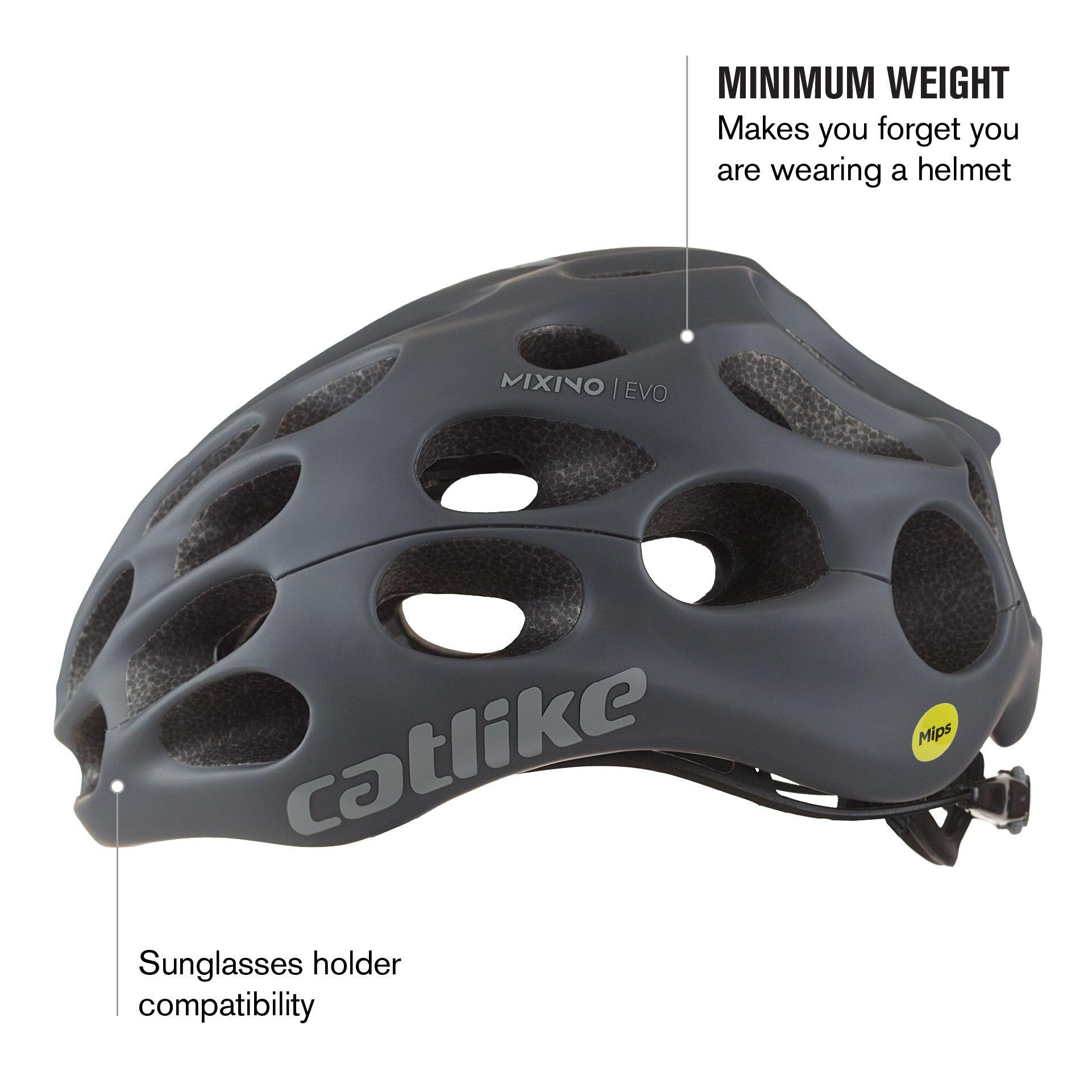 Capacete de Bicicleta de Estrada Mixino Evo MIPS Cinza 2/7