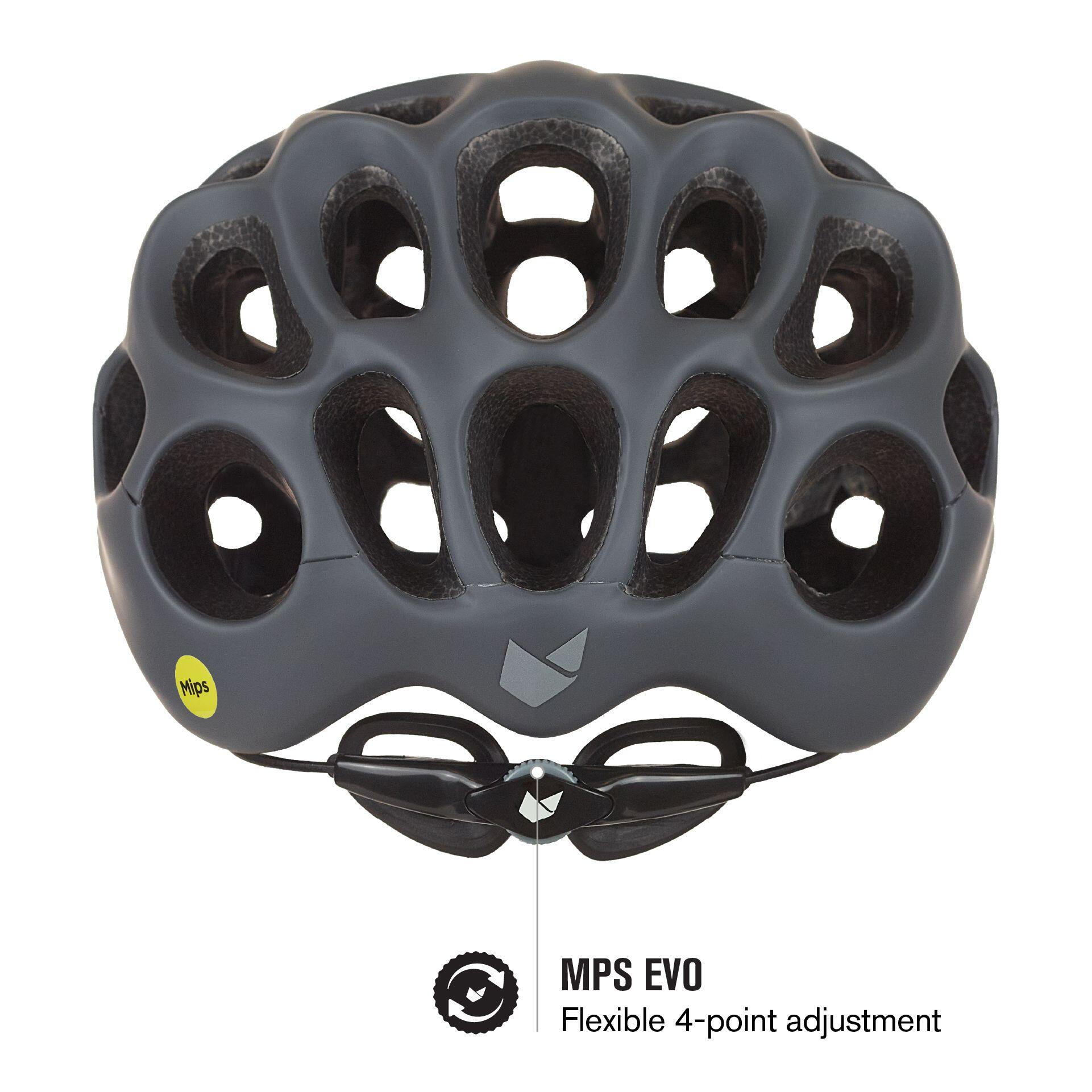 Capacete de Bicicleta de Estrada Mixino Evo MIPS Cinza 6/7