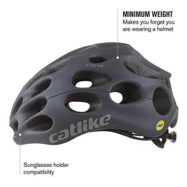 Casque Route Mixino Evo MIPS Gris 3/7