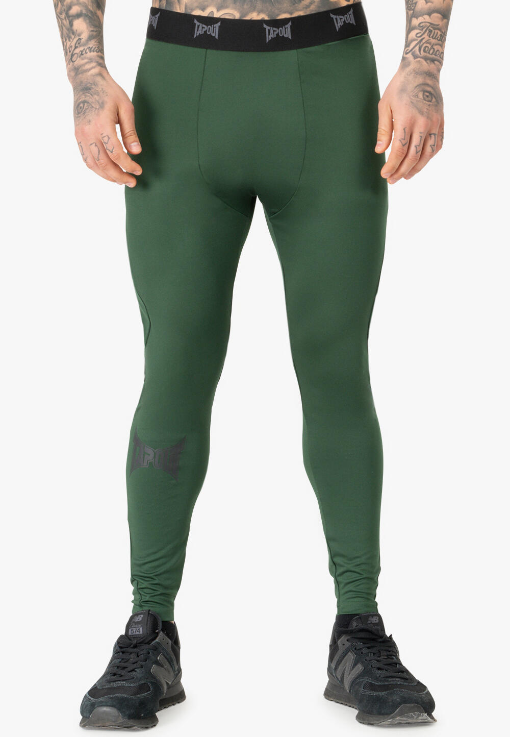 TAPOUT TAPOUT Herren Funktionsleggings schmale Passform TRAINING LEGGING