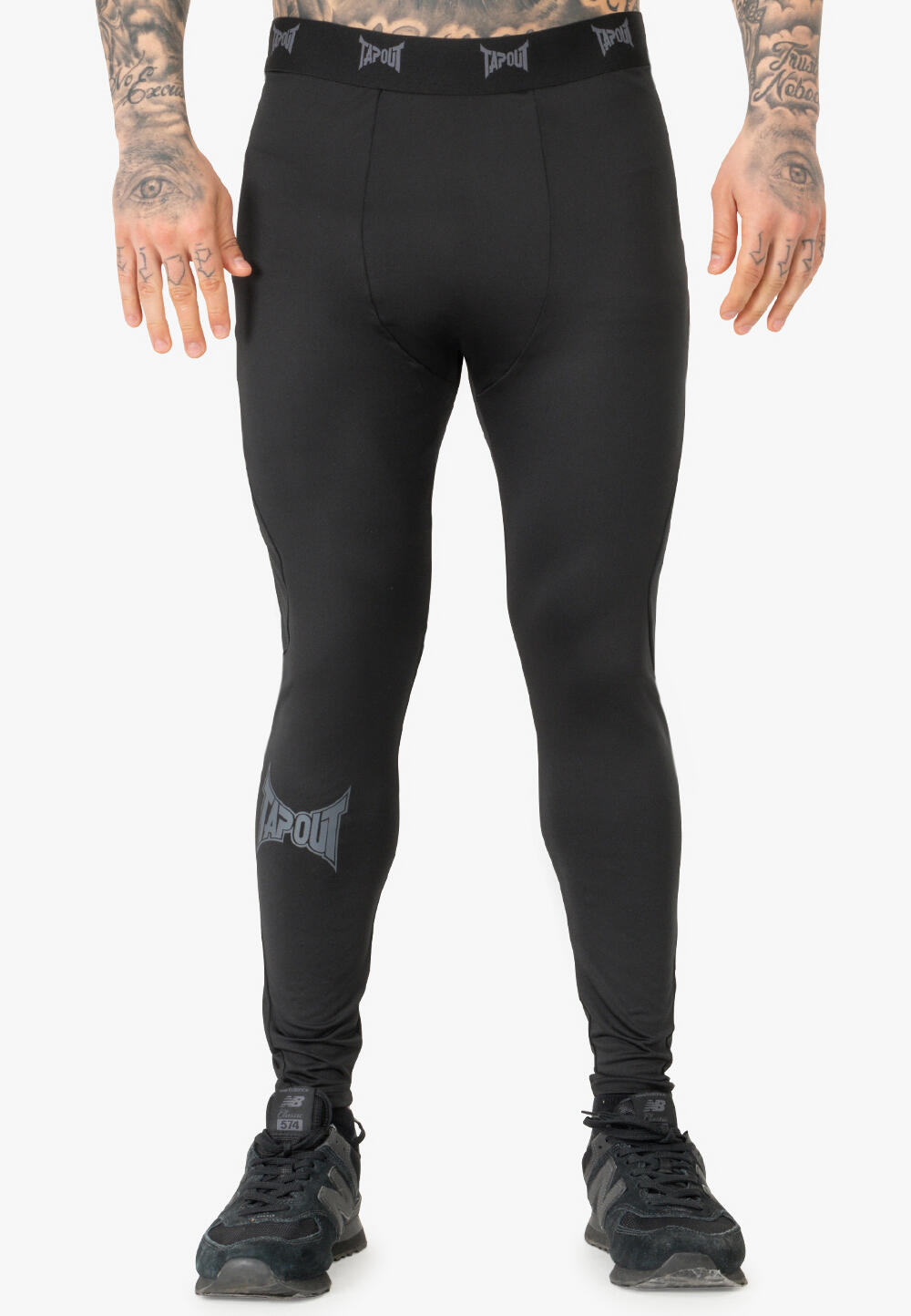 TAPOUT TAPOUT Herren Funktionsleggings schmale Passform TRAINING LEGGING
