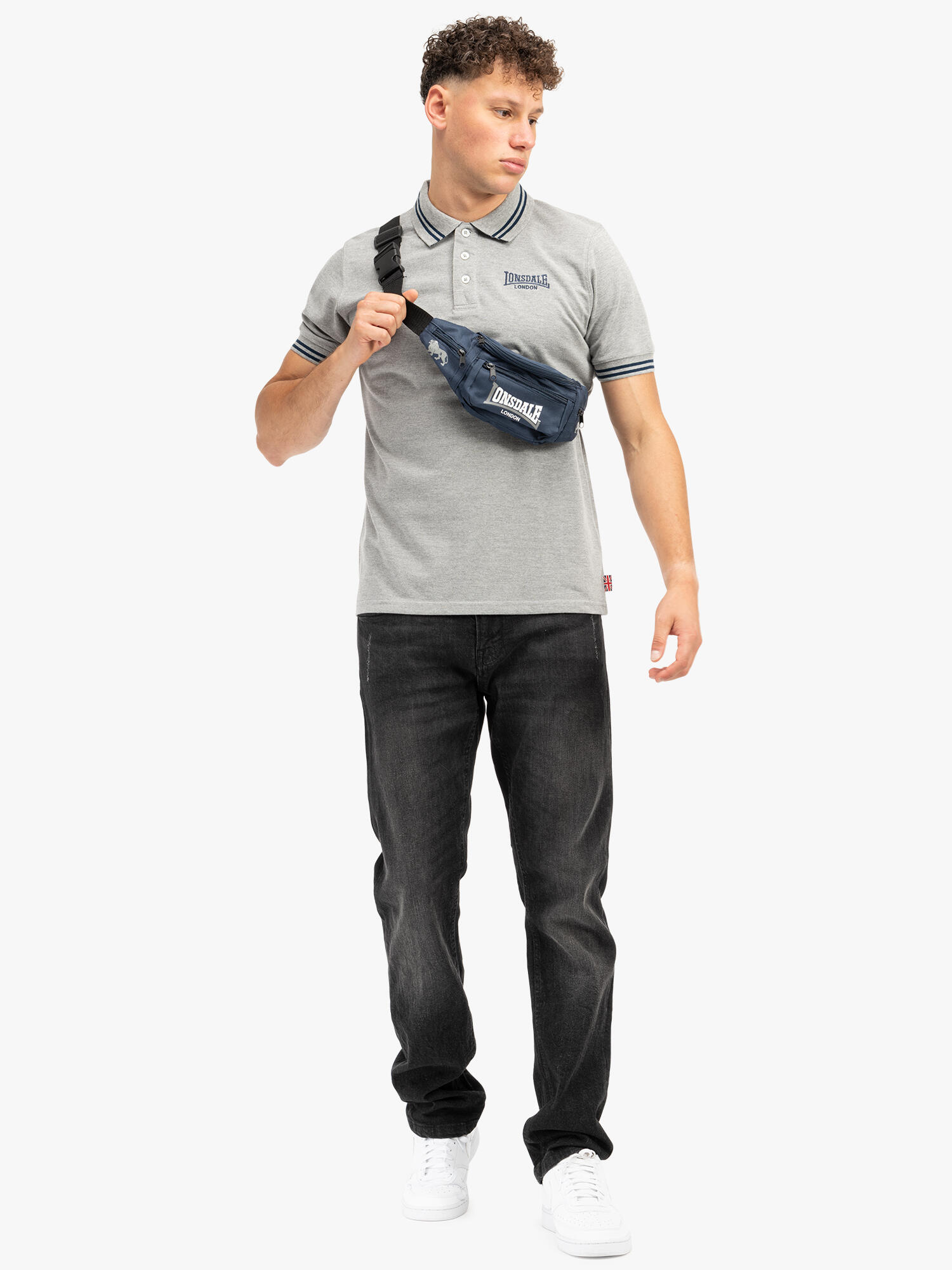 LONSDALE Herren Poloshirt normale Passform MARKHAM 3/6