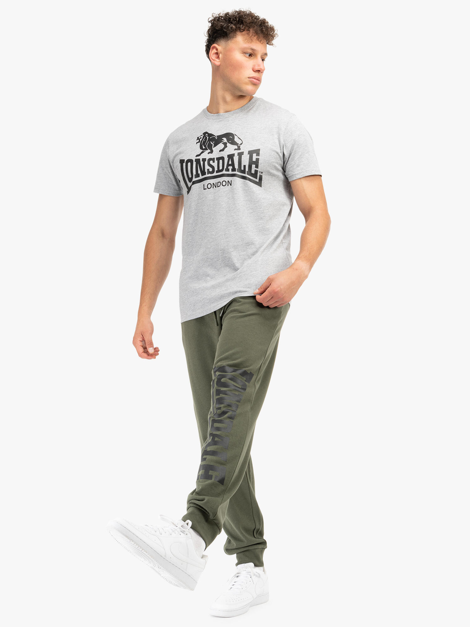 LONSDALE Herren T-Shirt normale Passform Doppelpack LOSCOE 3/6