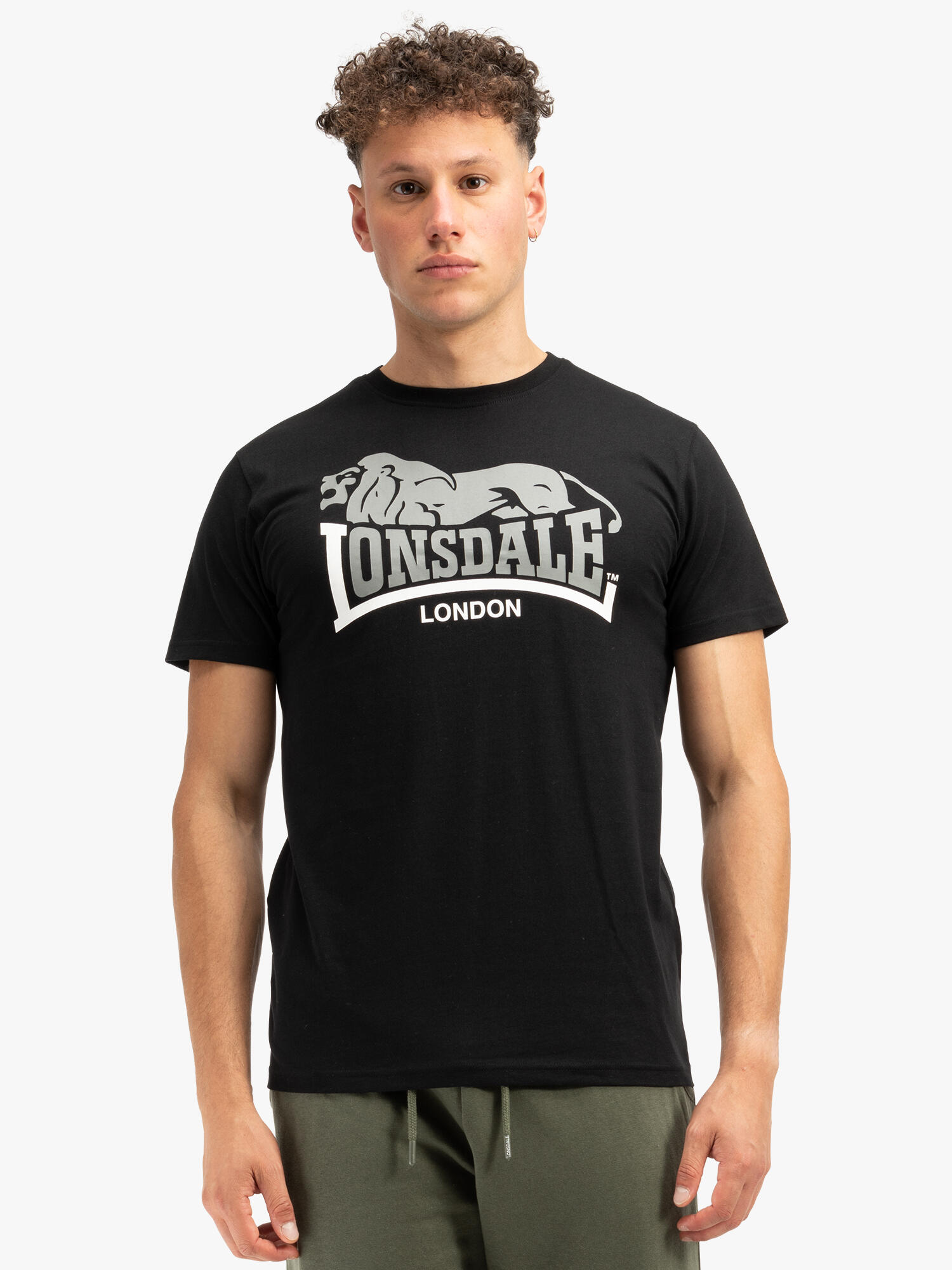LONSDALE Herren T-Shirt normale Passform Doppelpack LOSCOE 6/6