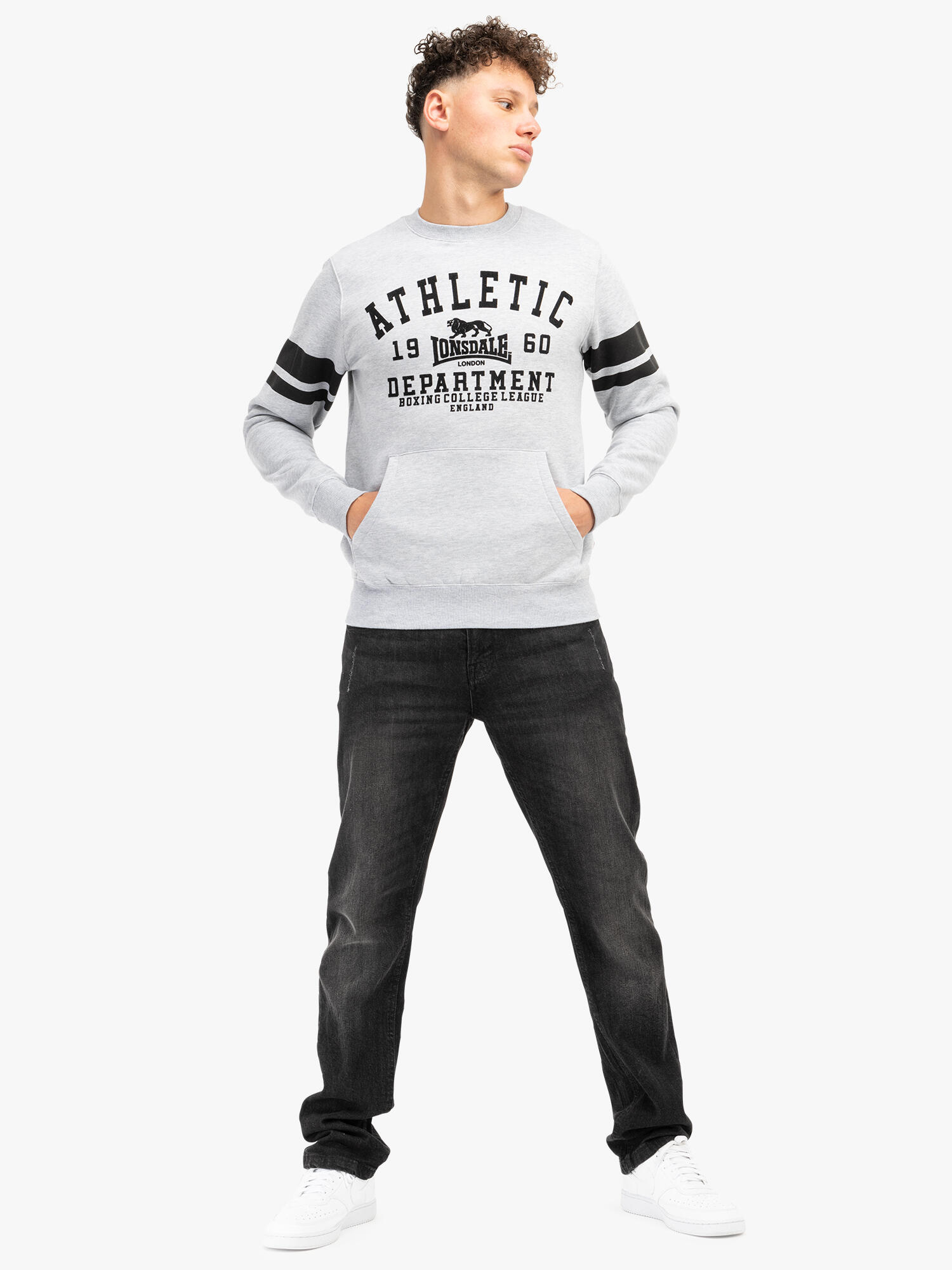 Sweatshirt col rond coupe classique Lonsdale Glespin 4/6