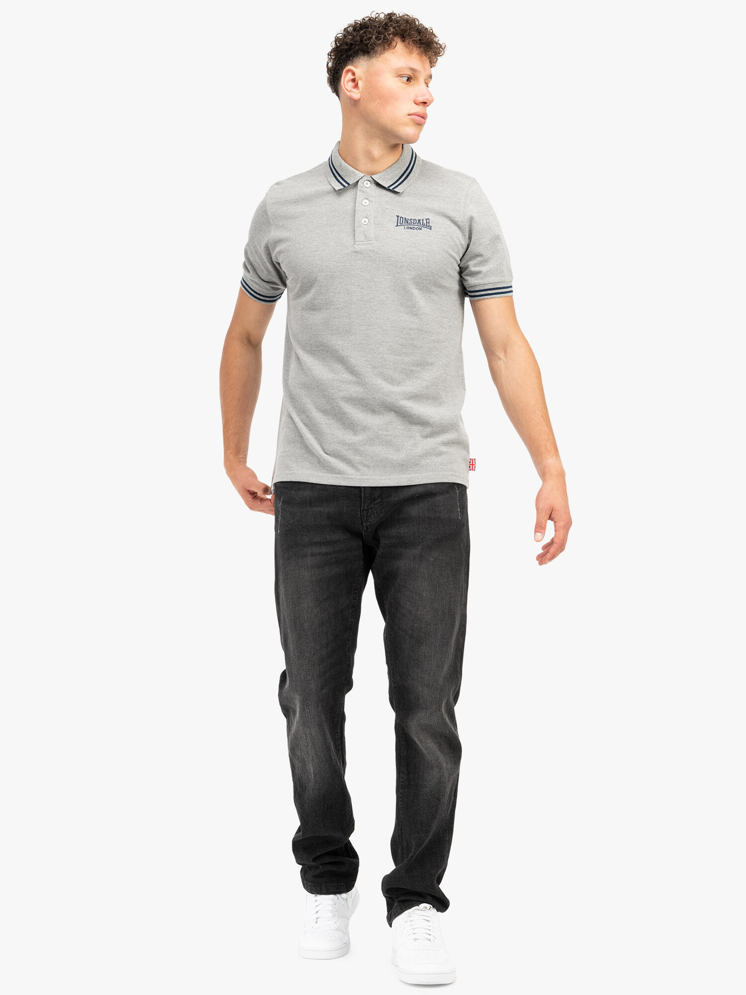 LONSDALE Herren Poloshirt normale Passform MARKHAM 4/6