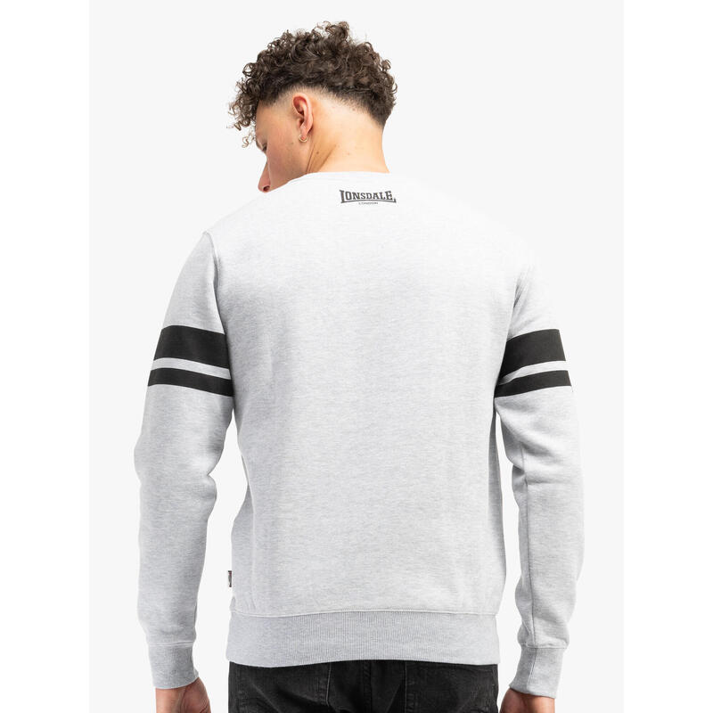 LONSDALE Heren sweatshirt met ronde hals regular fit GLESPIN