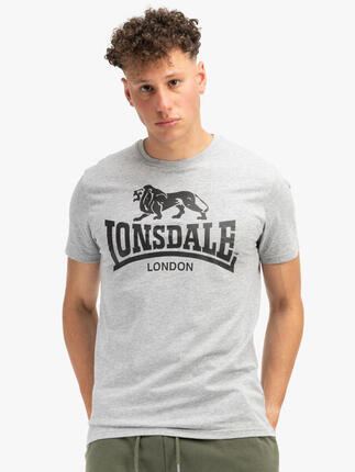 LONSDALE Heren-T-shirt, regular fit dubbelpak LOSCOE
