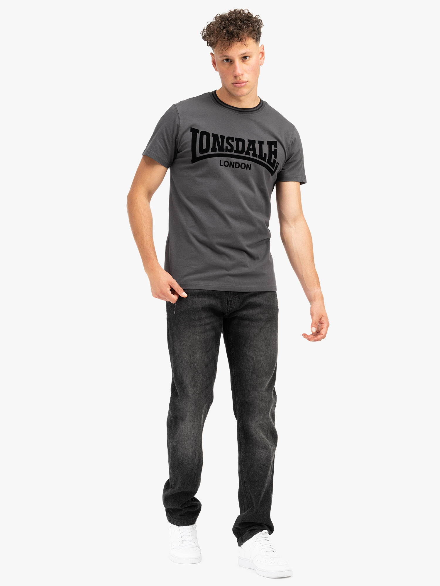 LONSDALE Herren T-Shirt normale Passform POTTERNEWTON 3/6