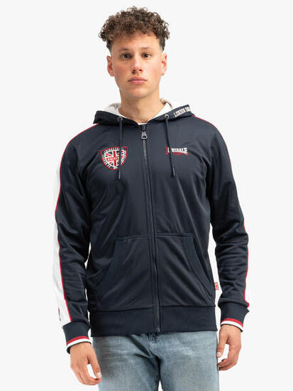 LONSDALE Herren Trainingsjacke mit Kapuze normale Passform STRATHMORE
