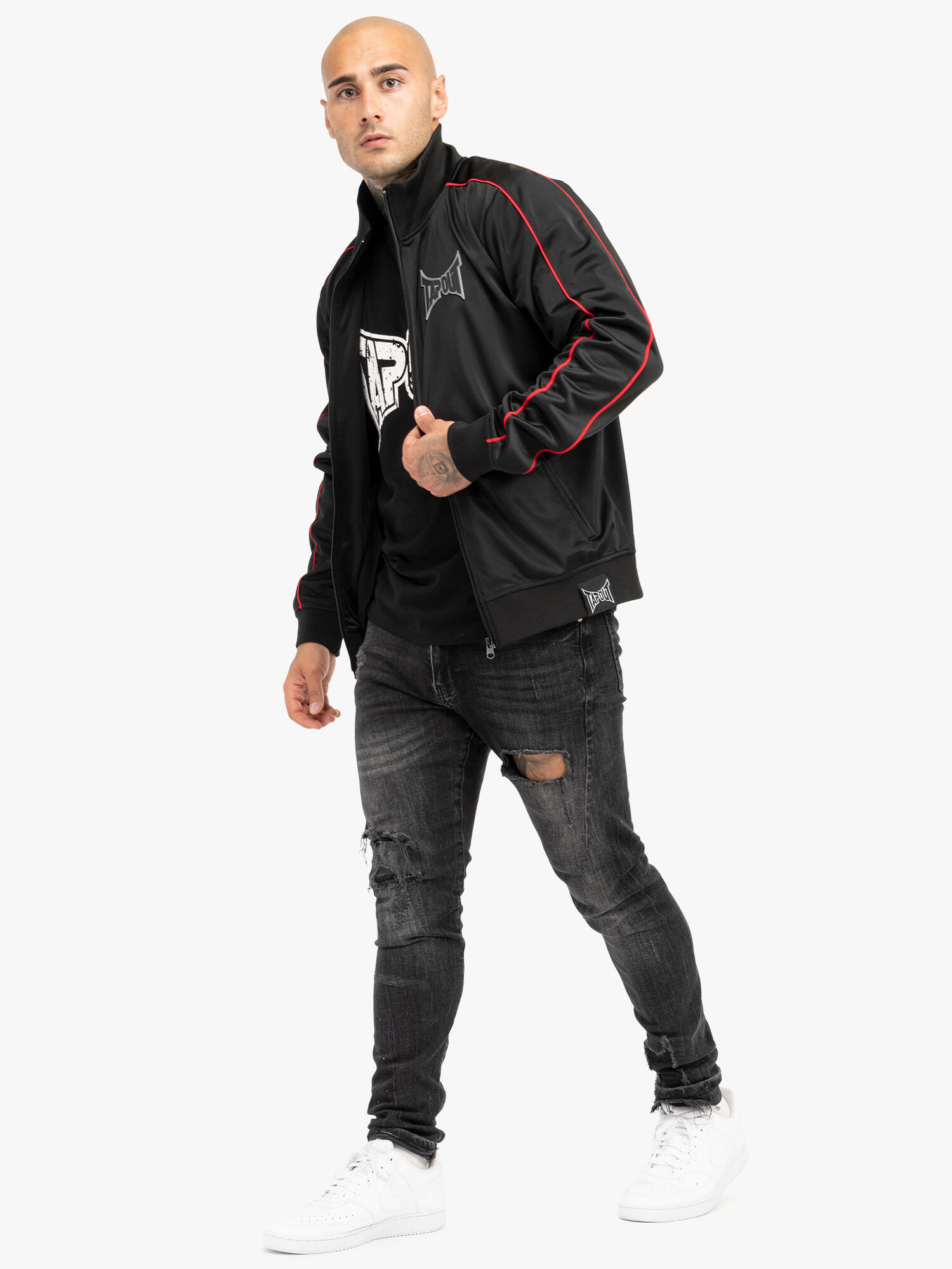 TAPOUT Heren trainingsjas regular fit TARZIANA 3/6