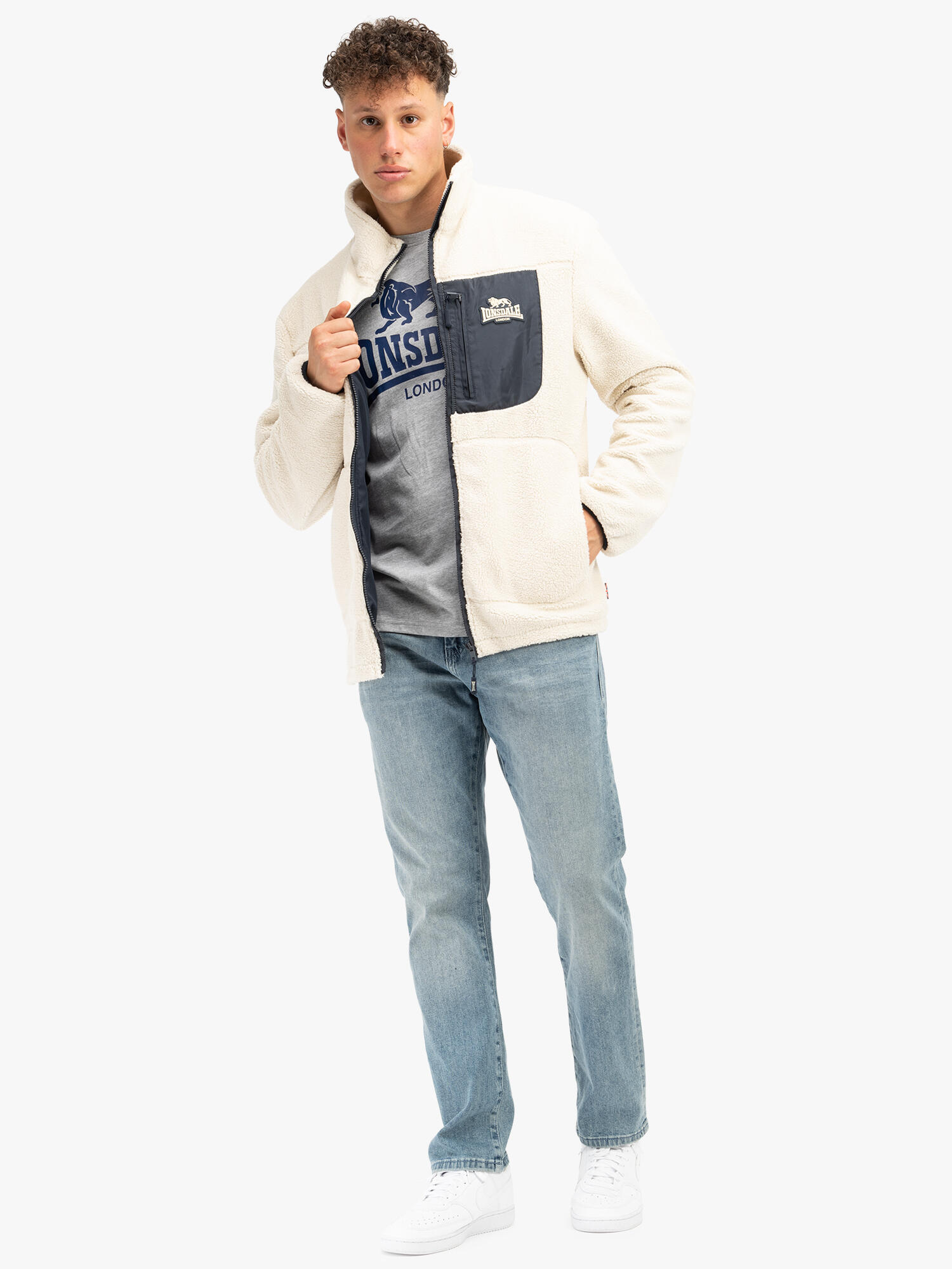Polaire sherpa coupe classique Lonsdale Lartington 4/6