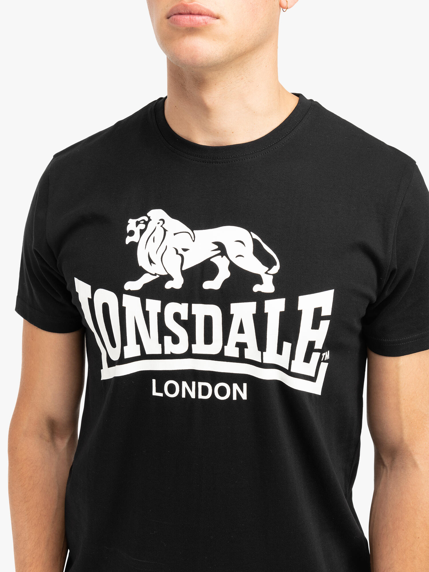 LONSDALE Heren-T-shirt, regular fit dubbelpak KELSO 5/6