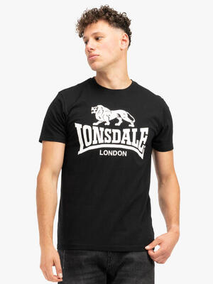 Lonsdale heren-t-shirt. regular fit dubbelpak kelso