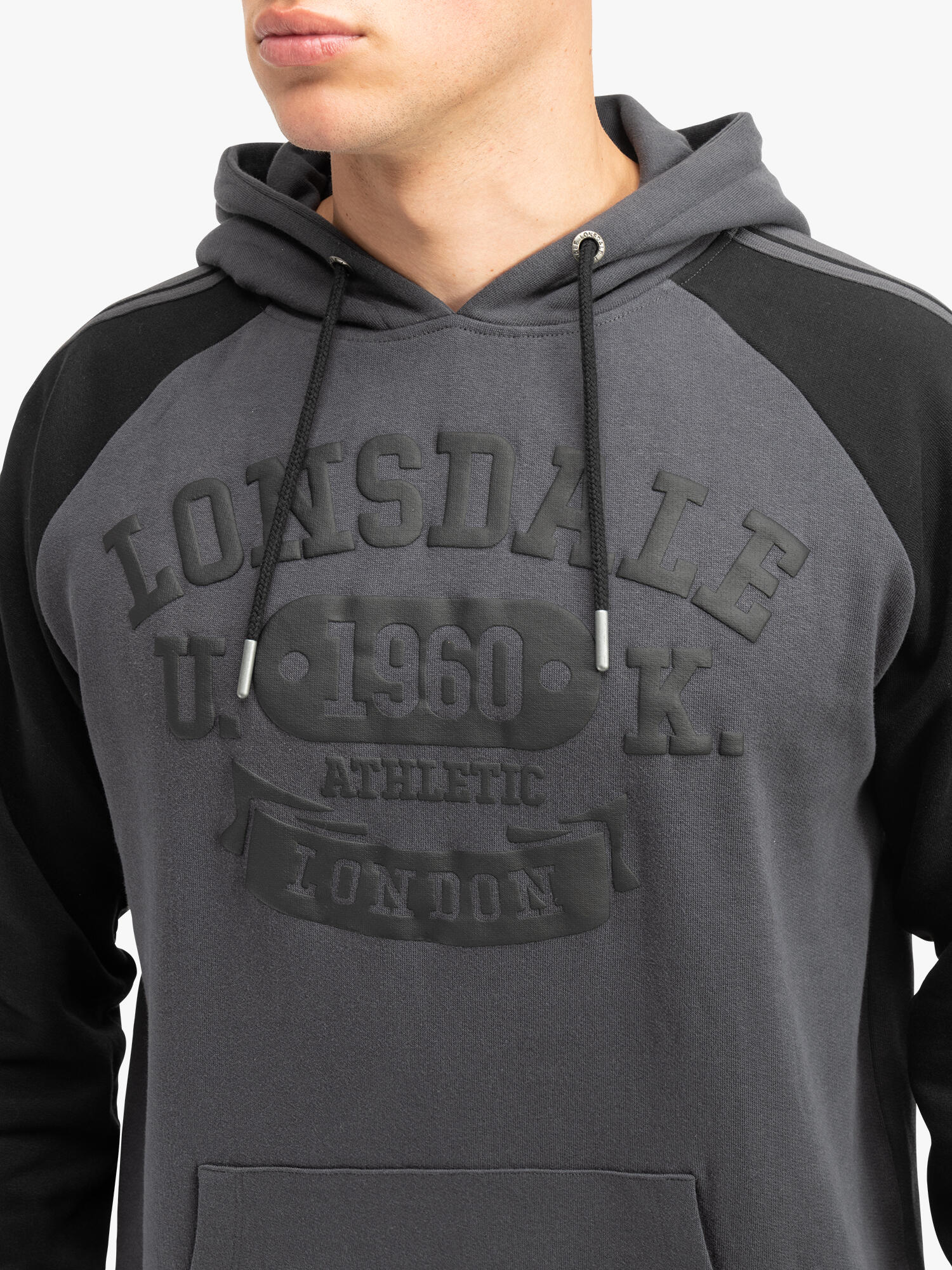 Felpa con cappuccio dal taglio classico Lonsdale Linnfoots 6/6