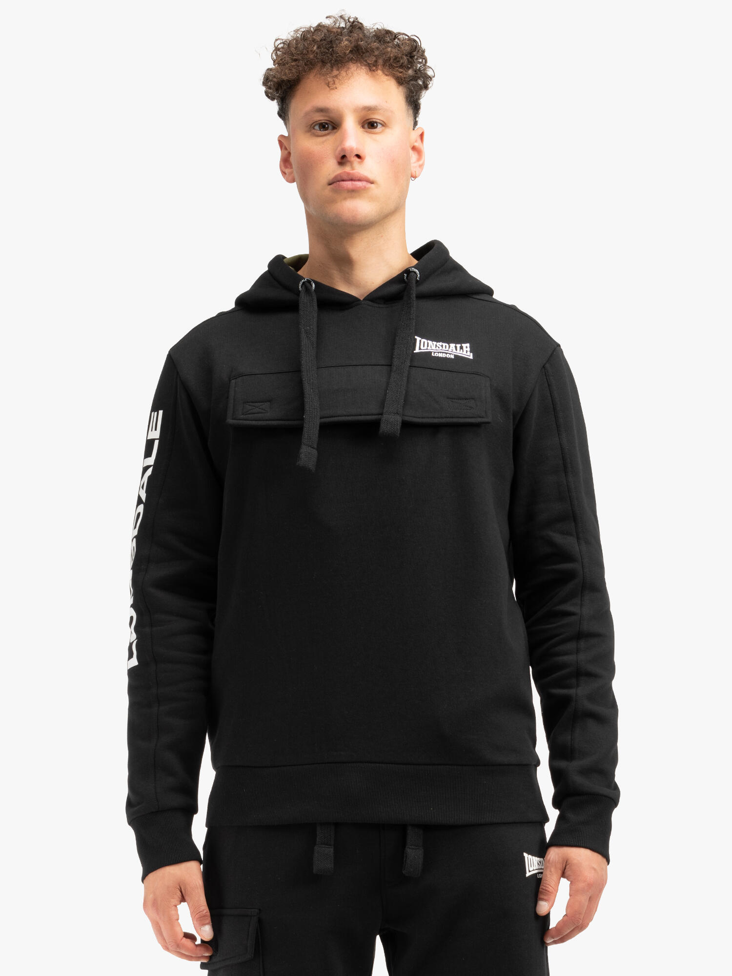 Bluza z kapturem o regularnym kroju Lonsdale Rushen